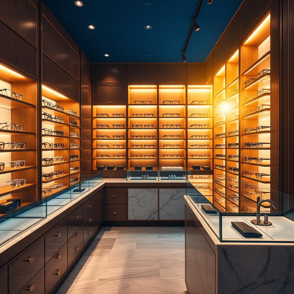 Eye Vision Opticals boutique interior