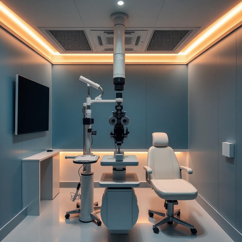 Eye testing room