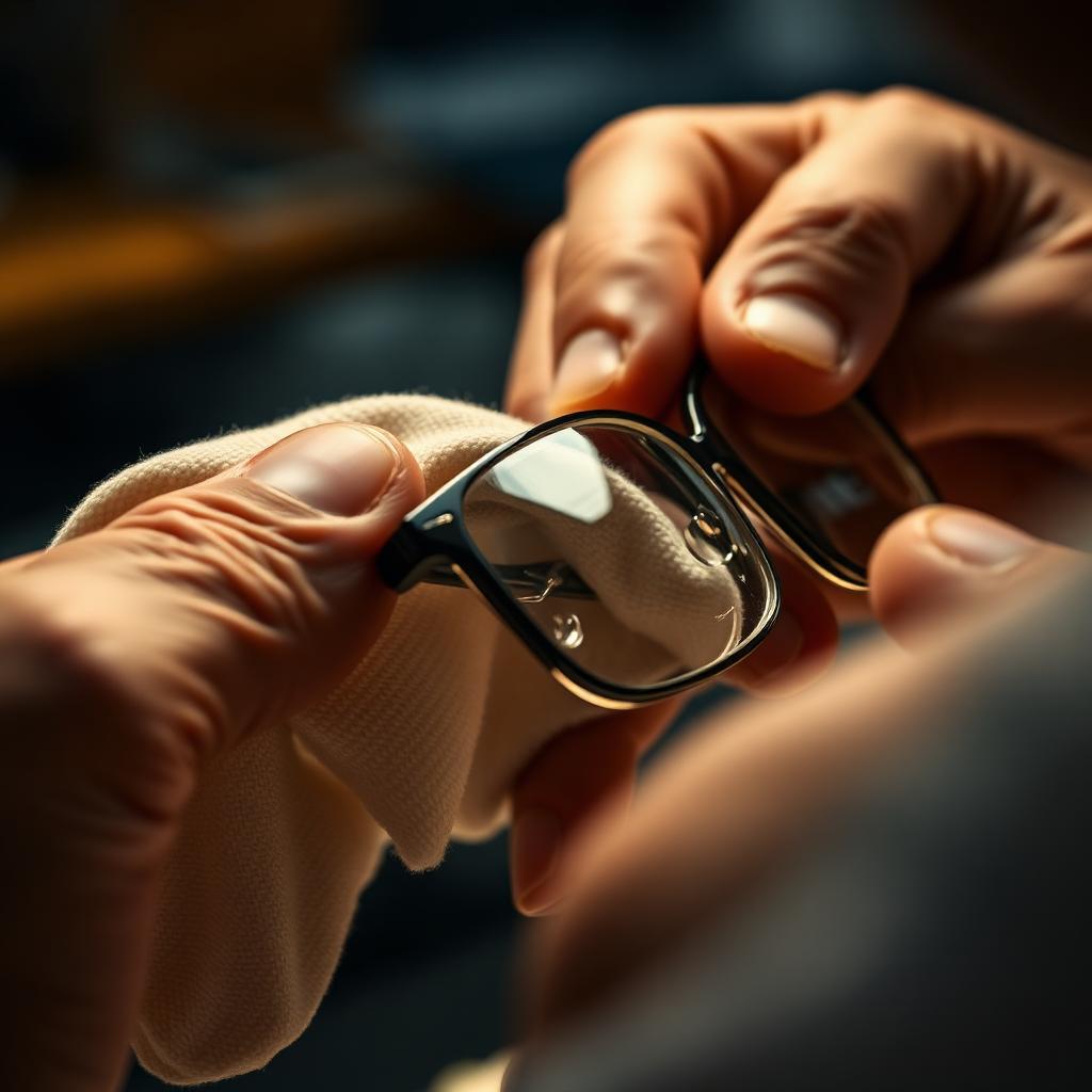 Craftsmanship — polishing lenses